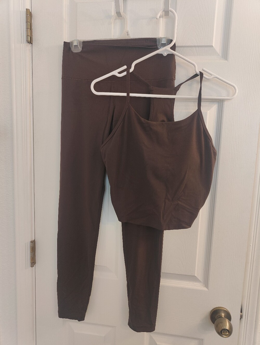 Old Navy Active Workout Set, Women's Size Large, Dark Brown 🟤